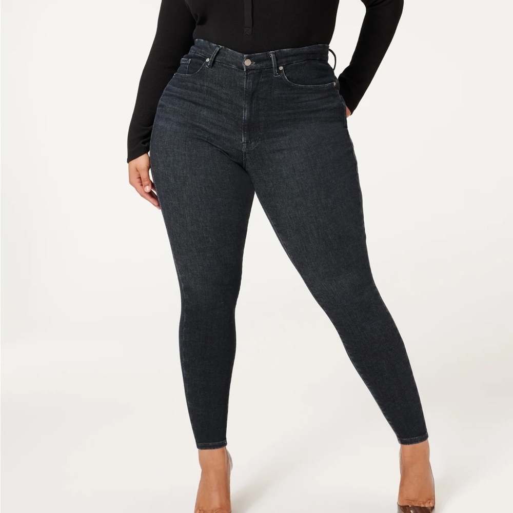 Good American ALWAYS FITS GOOD LEGS SKINNY JEANS Blue01 size 20-26 EUC J0313